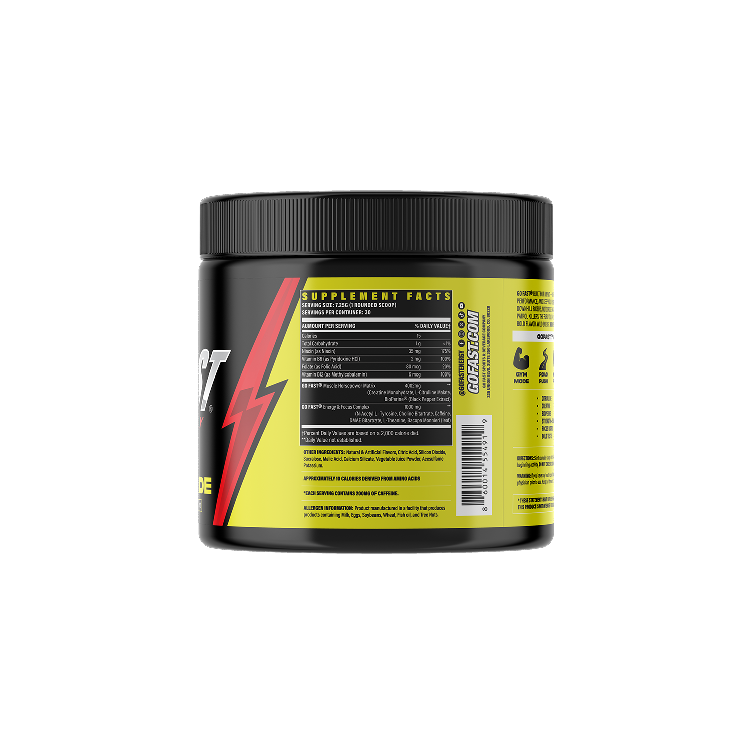GOFAST! PERFORMANCE POWDER