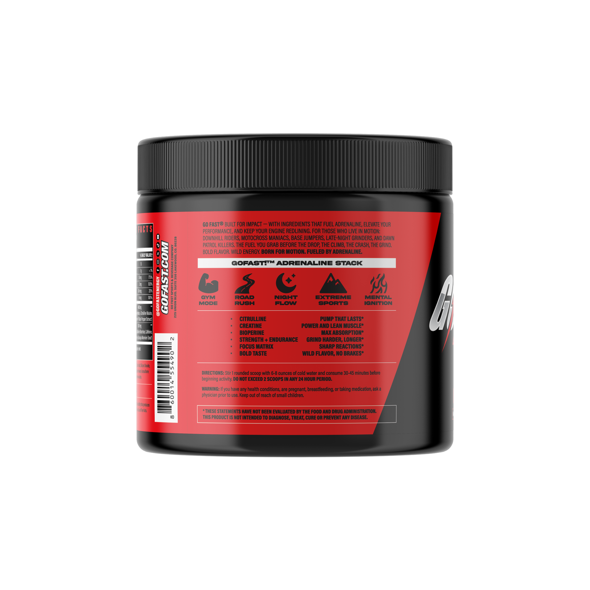 GOFAST! PERFORMANCE POWDER – GO FAST