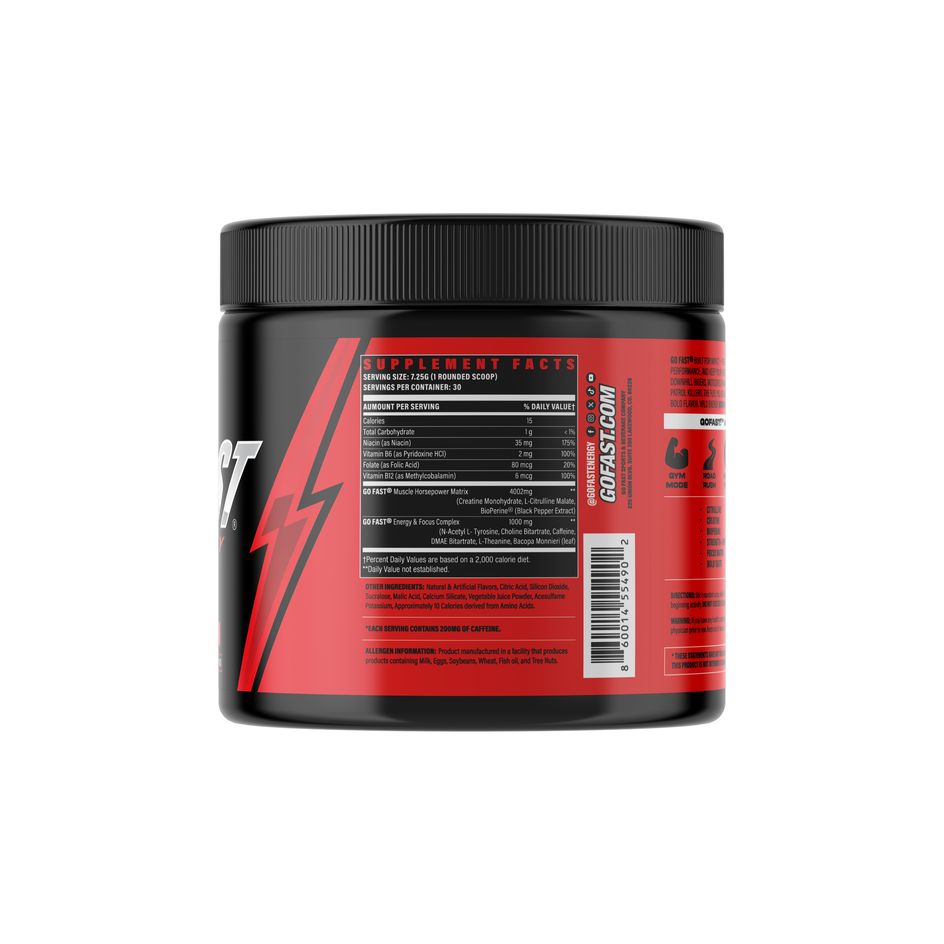GOFAST! PERFORMANCE POWDER – GO FAST