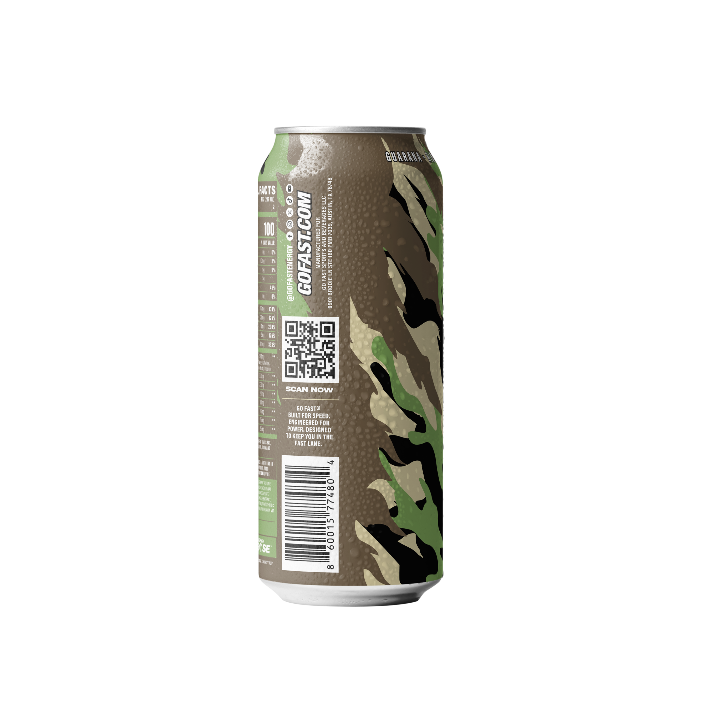 GOFAST! ENERGY DRINK — TANGO — 16 OZ | 12 PACK